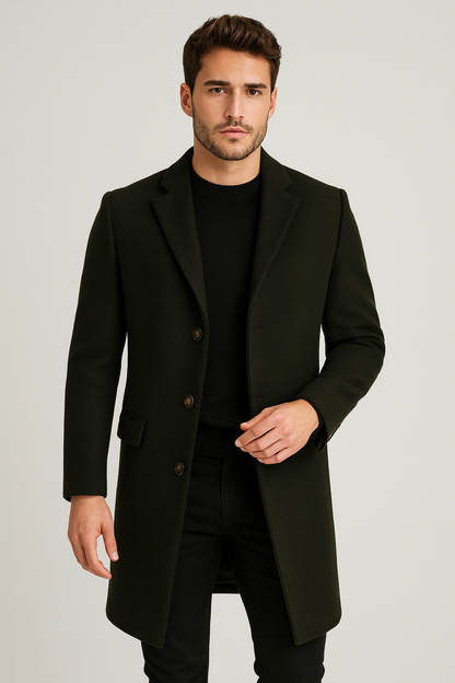 Manteau long homme au style classique