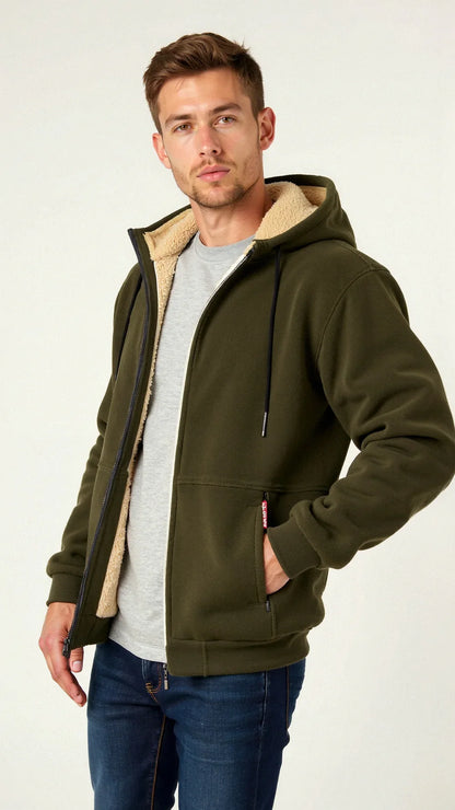 Loïc | Sweat polaire homme à capuche