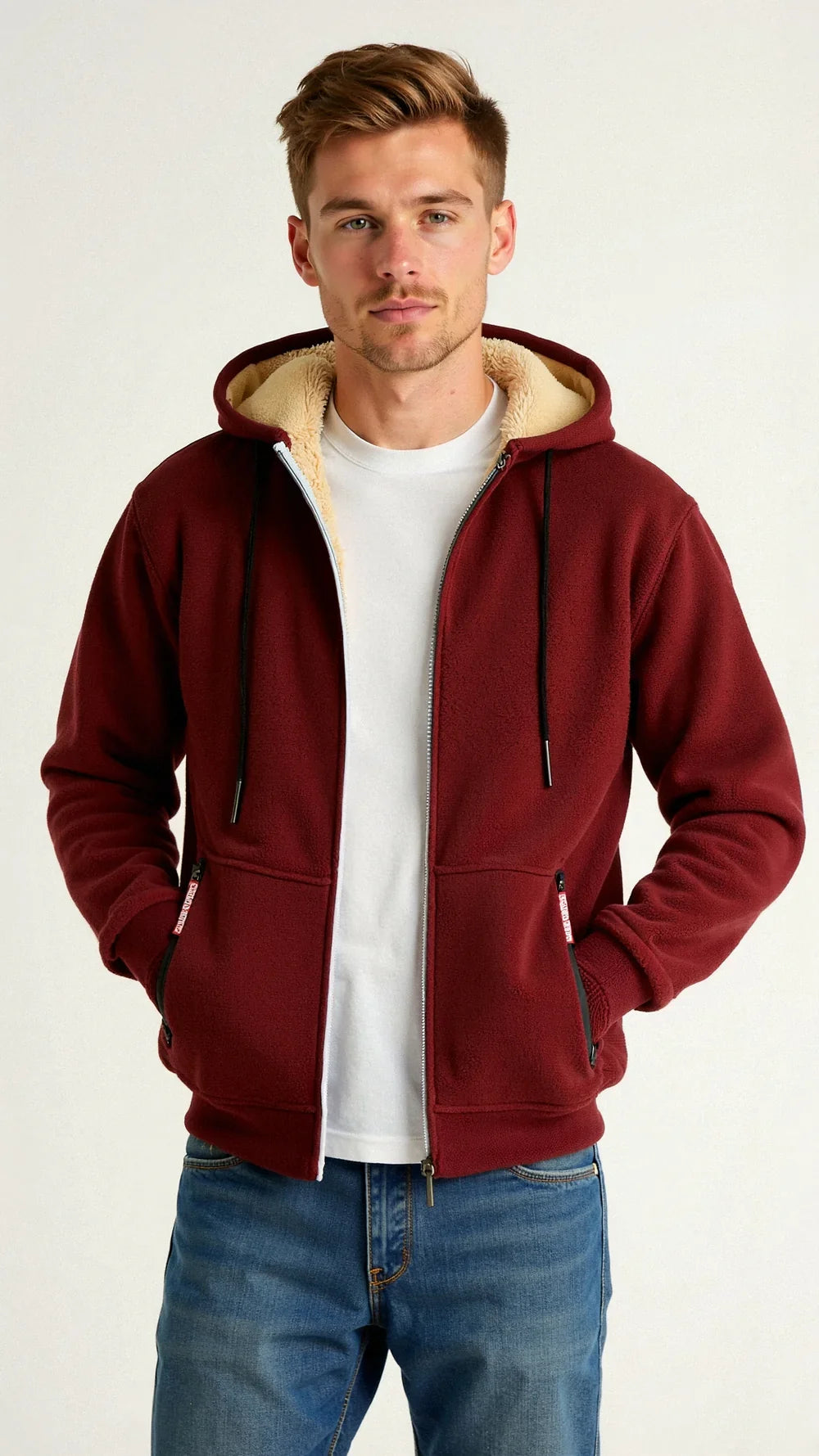 Loïc | Sweat polaire homme à capuche