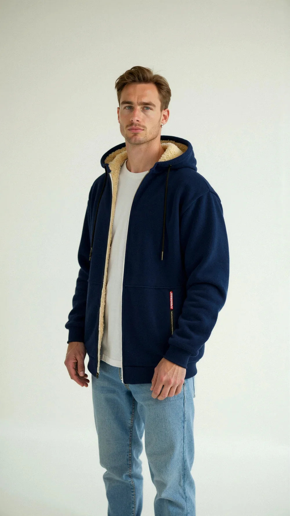 Loïc | Sweat polaire homme à capuche