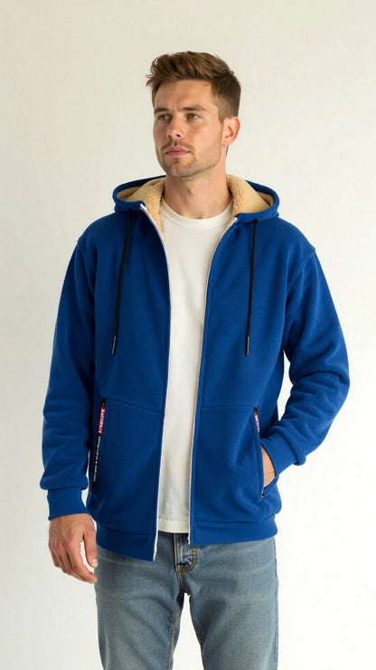 Loïc | Sweat polaire homme à capuche