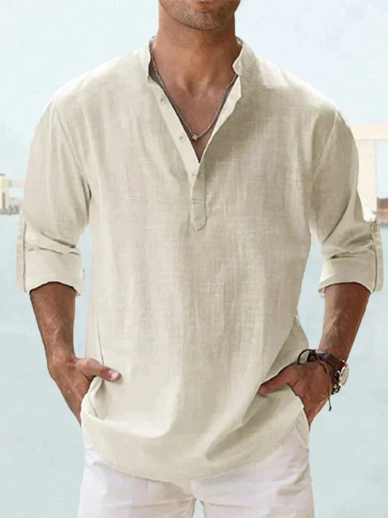 Cyprien | Chemise homme casual Henley