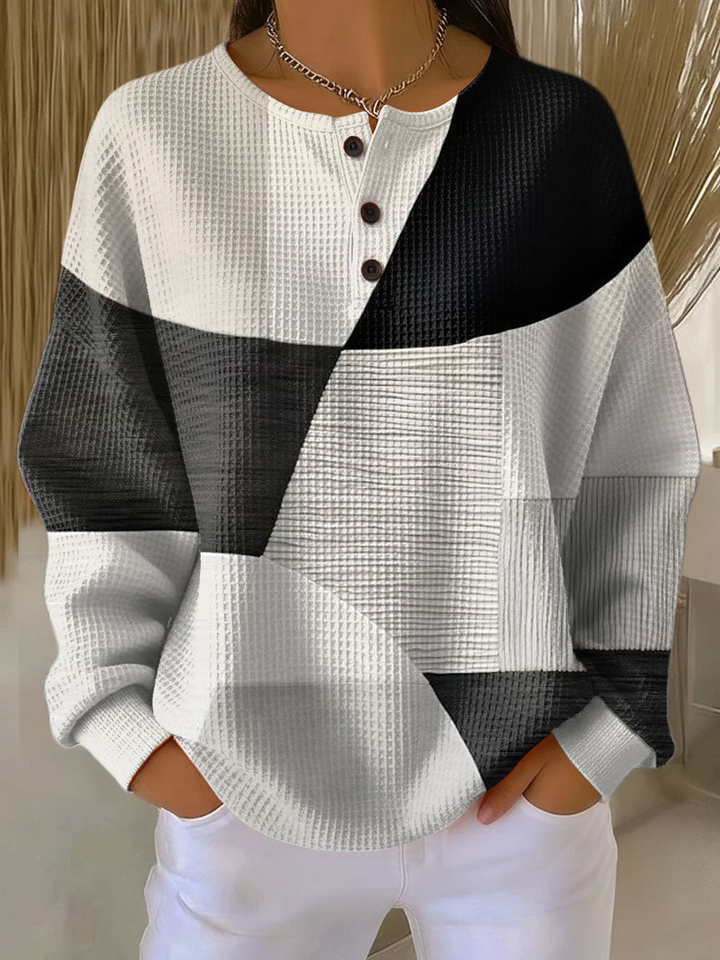 Agnieszka | Sweter Waffle Harmony