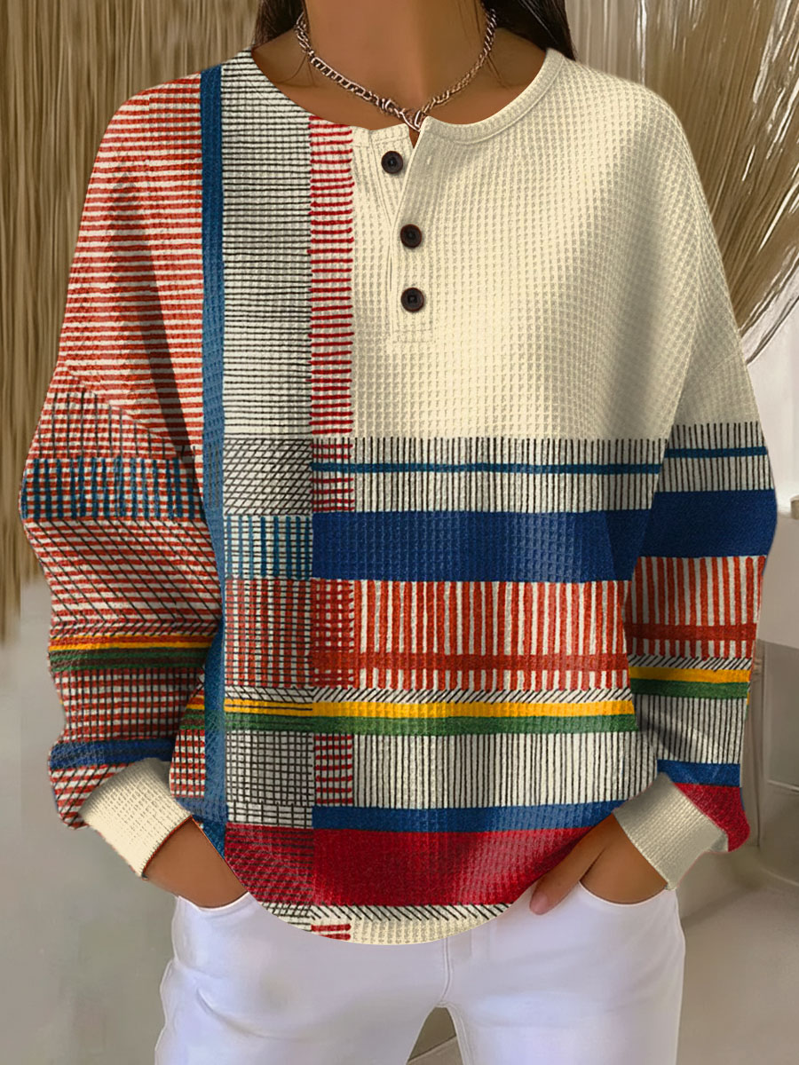 Agnieszka | Sweter Waffle Harmony