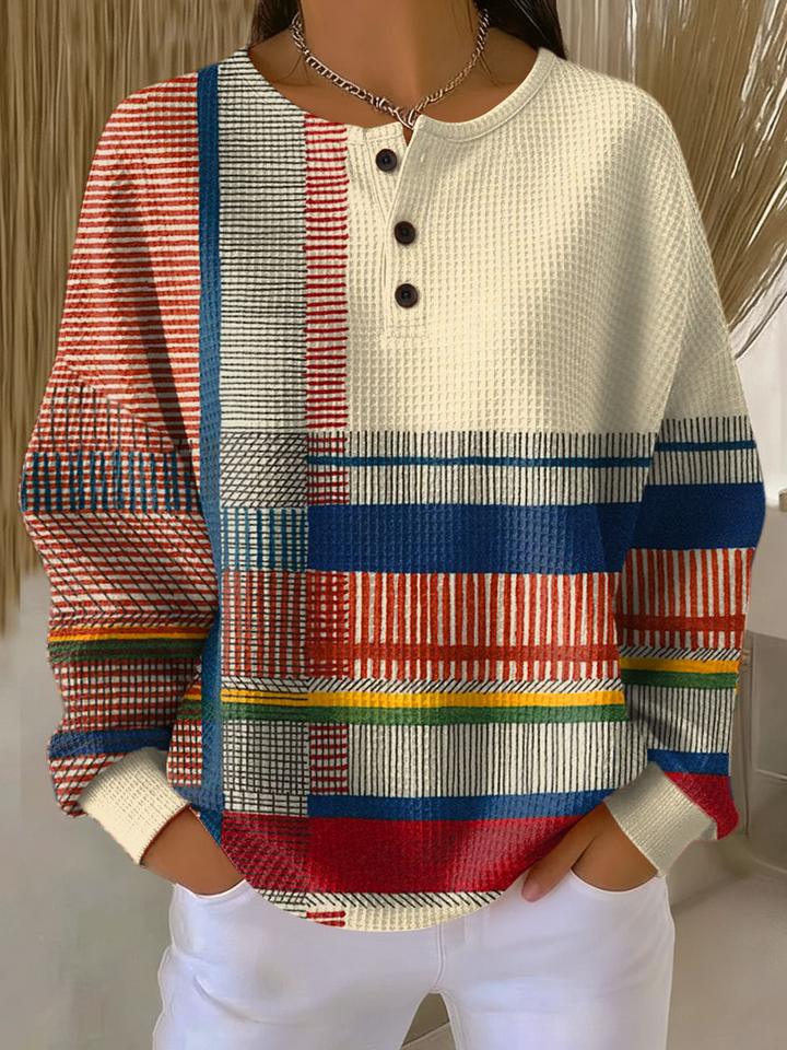 Agnieszka | Sweter Waffle Harmony
