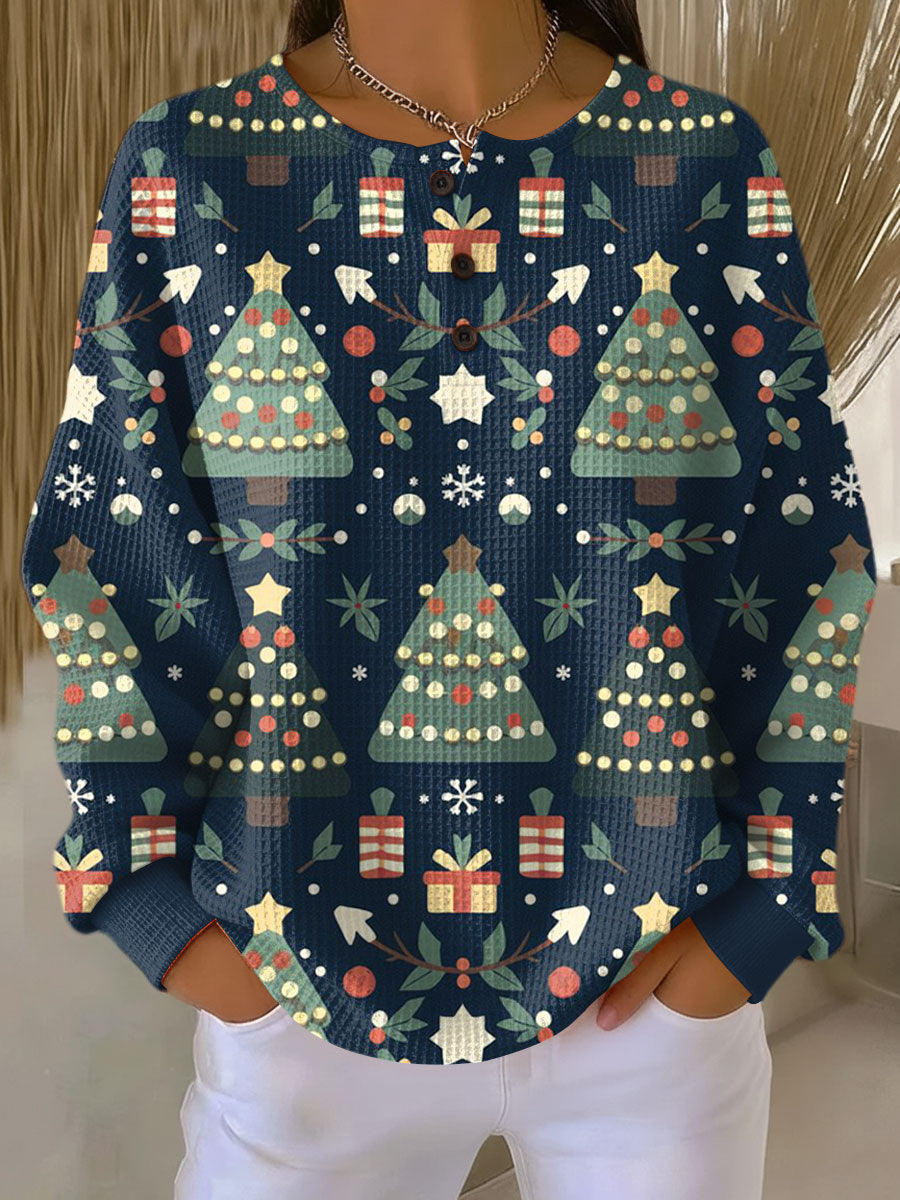 Agnieszka | Sweter Waffle Harmony