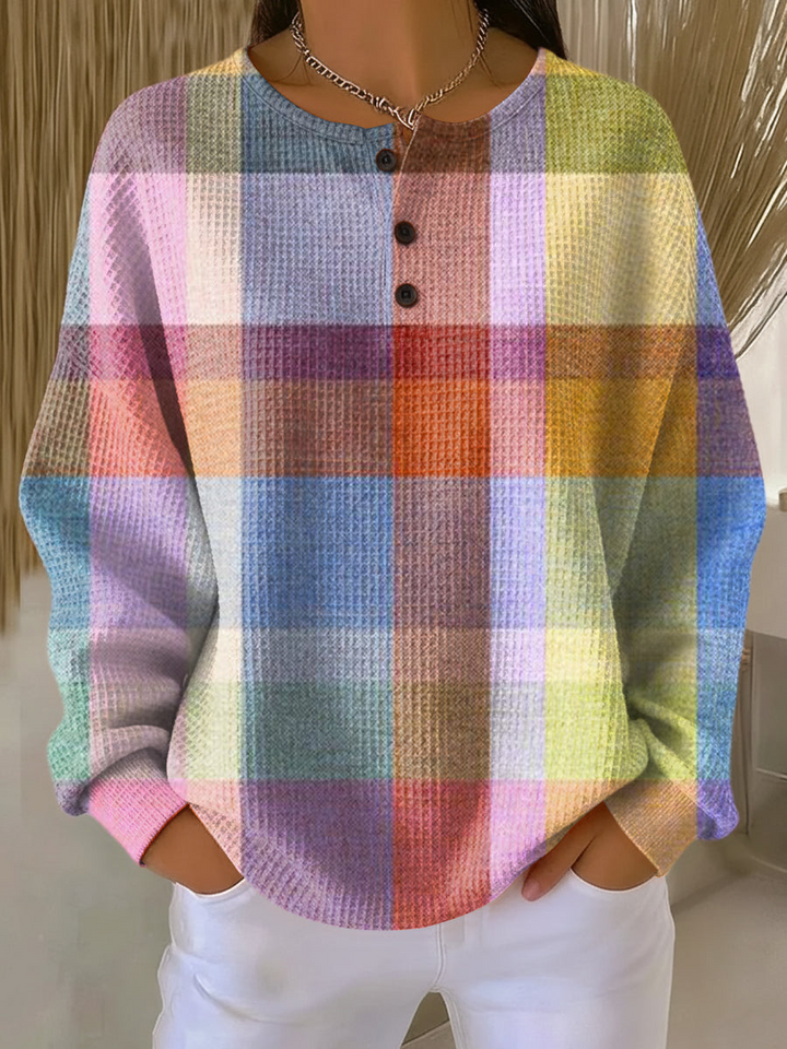 Agnieszka | Sweter Waffle Harmony
