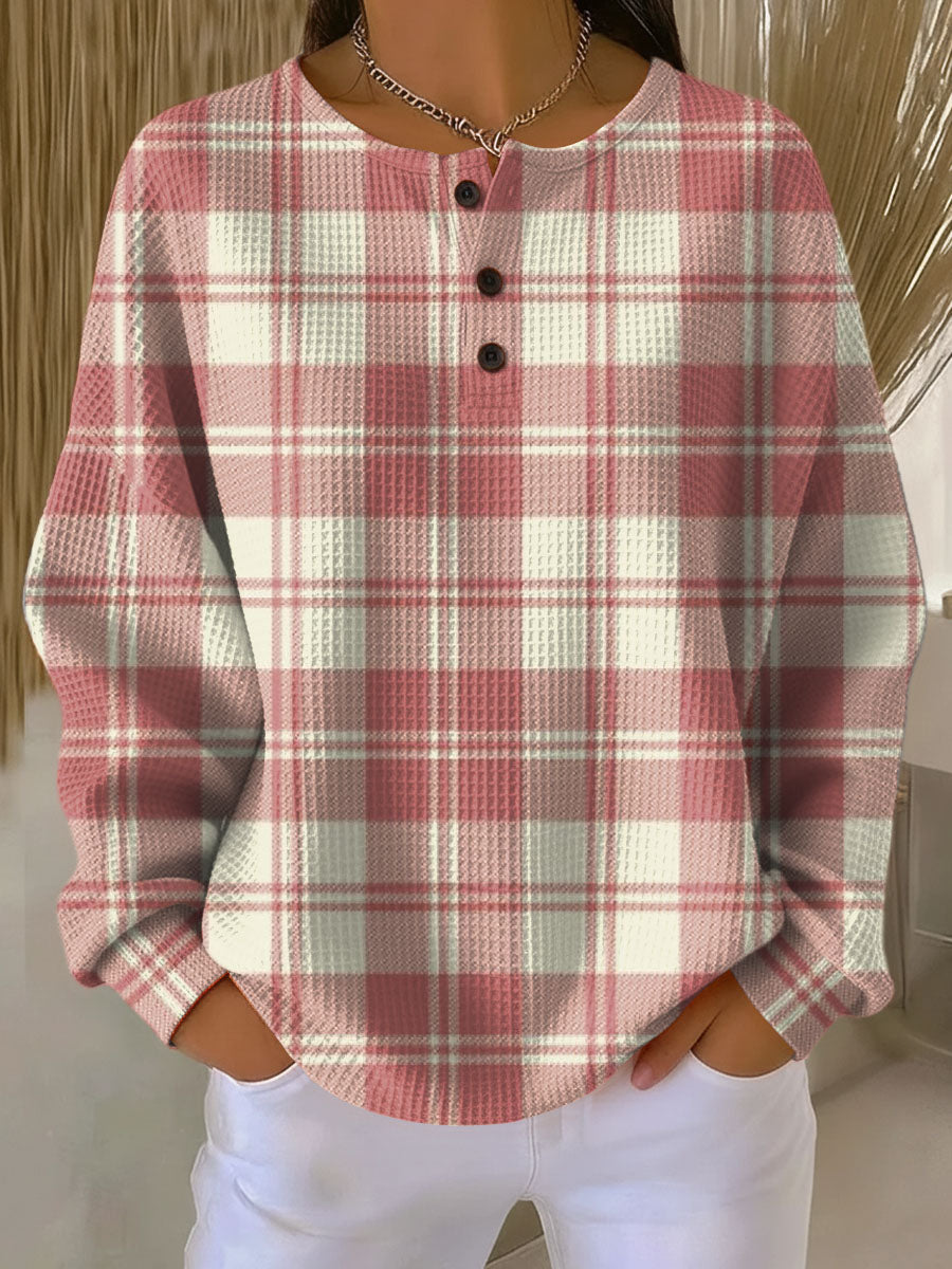 Agnieszka | Sweter Waffle Harmony