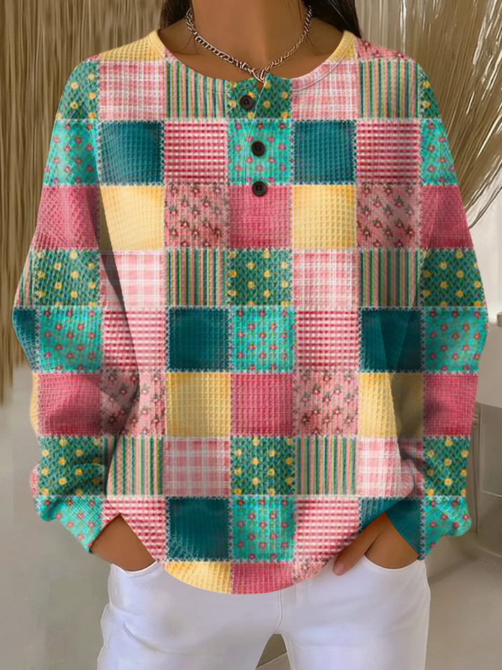 Agnieszka | Sweter Waffle Harmony