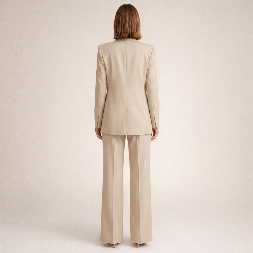 Géraldine | Ensemble blazer et pantalon évasé femme
