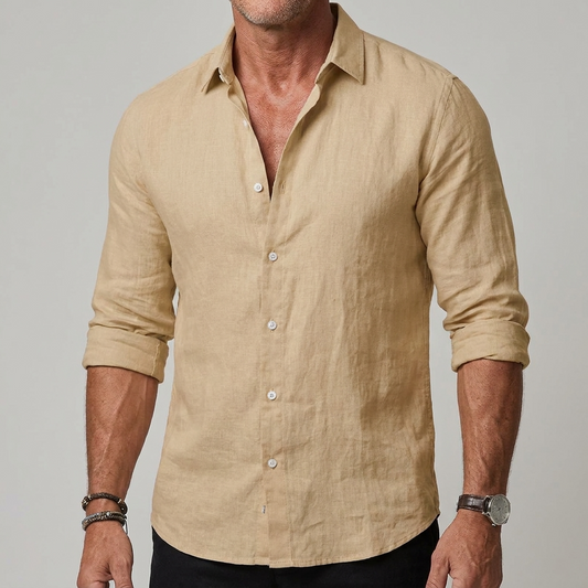 Apollinaire | Chemise lin homme vegan
