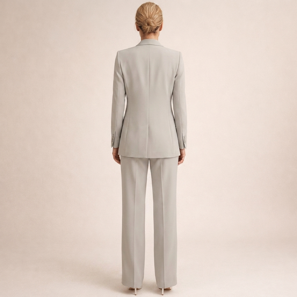 Géraldine | Ensemble blazer et pantalon évasé femme