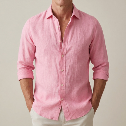 Apollinaire | Chemise lin homme vegan