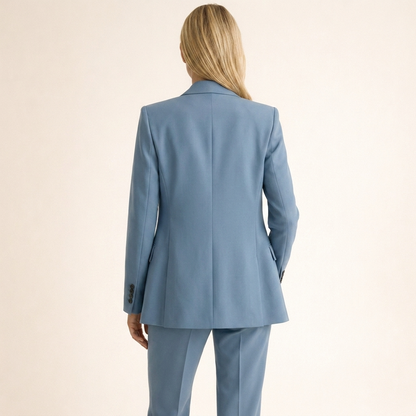 Géraldine | Ensemble blazer et pantalon évasé femme
