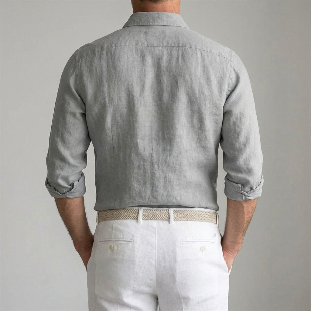 Apollinaire | Chemise lin homme vegan
