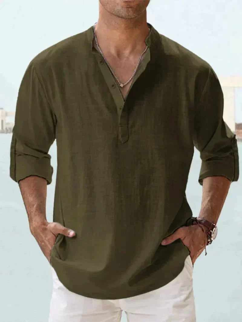 Cyprien | Chemise homme casual Henley