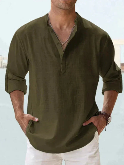 Cyprien | Chemise homme casual Henley