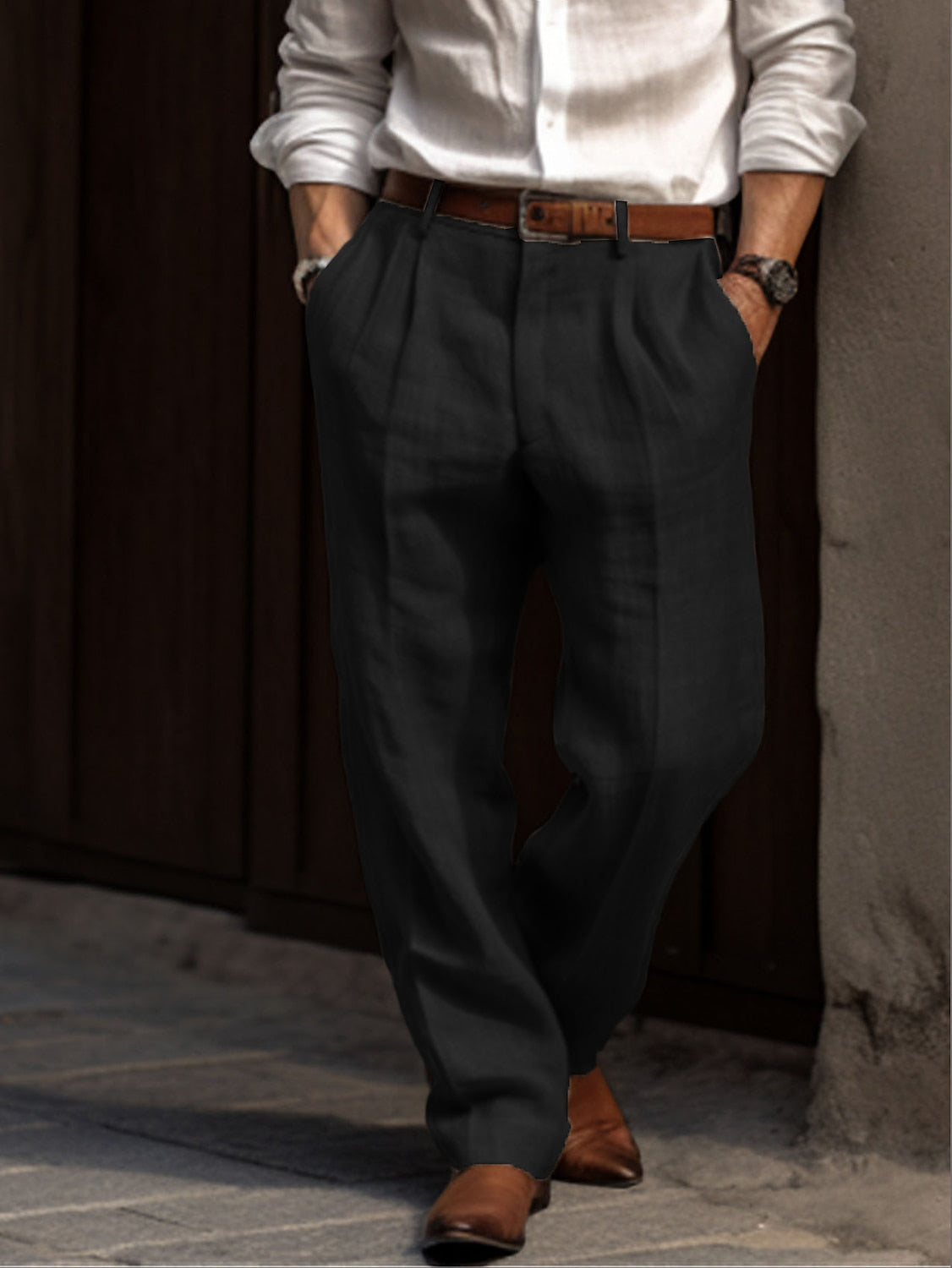 Blaise | Pantalon lin homme