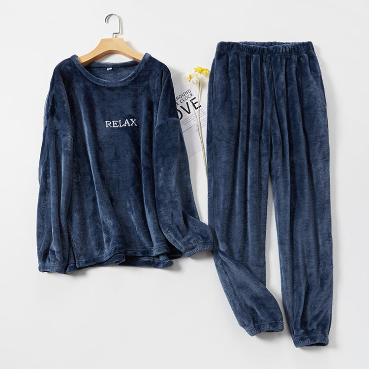 Ensemble pyjama homme flanelle deux pièces, haut et pantalon