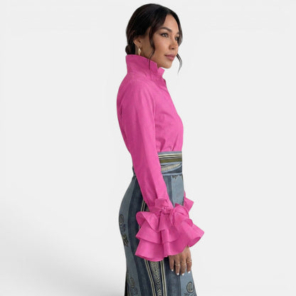 Babette | Chemise femme casual à volants