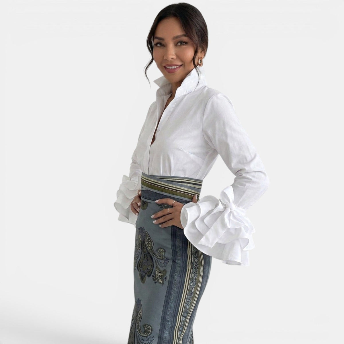 Babette | Chemise femme casual à volants
