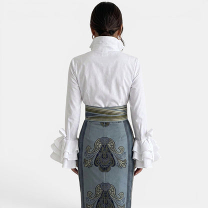Babette | Chemise femme casual à volants