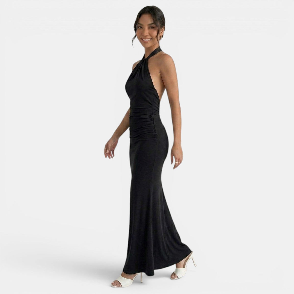Apollonia | Robe maxi femme élégante dos nu