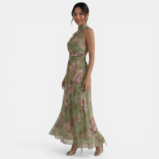 Carmen | Robe maxi femme élégante fleurie