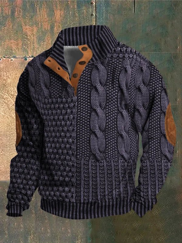 Raphaël | Pull homme imprimé confortable