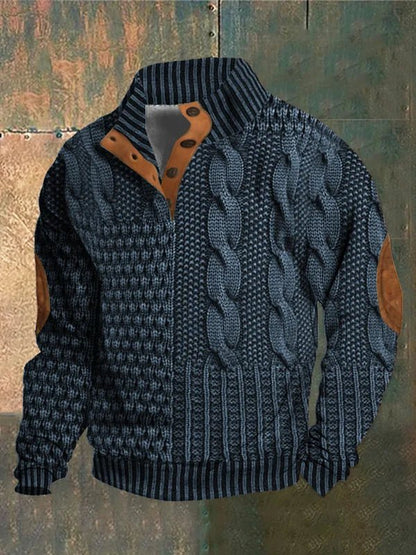 Raphaël | Pull homme imprimé confortable