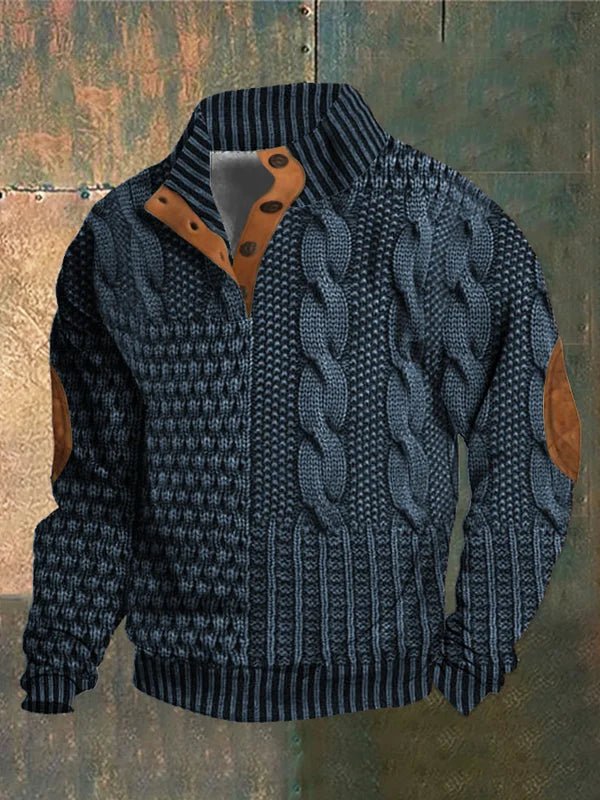 Raphaël | Pull homme imprimé confortable