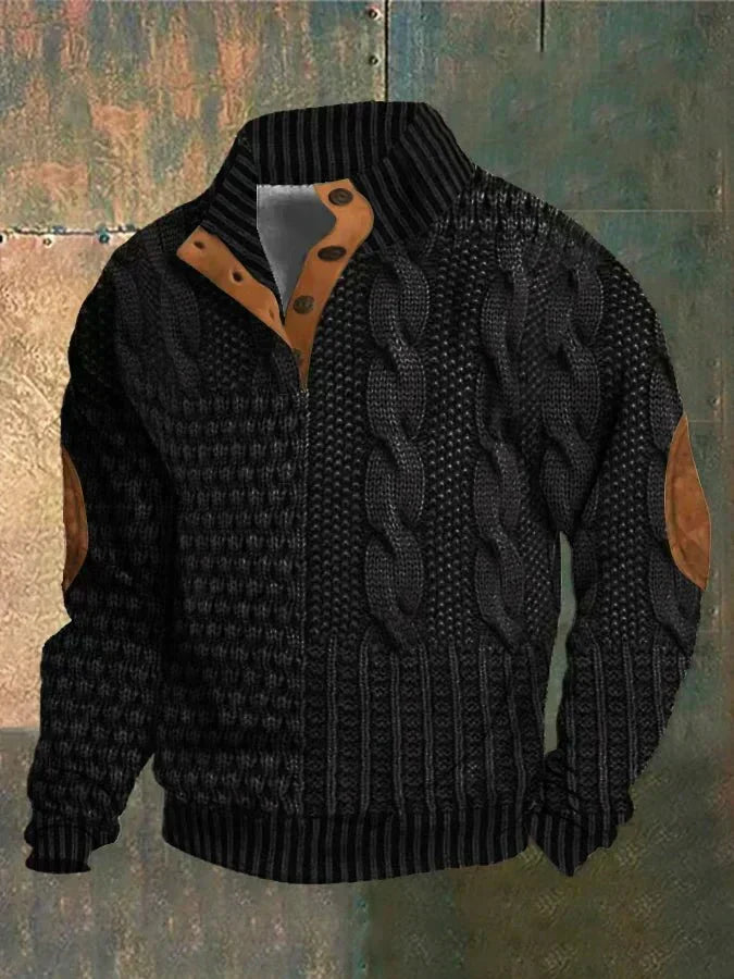Raphaël | Pull homme imprimé confortable