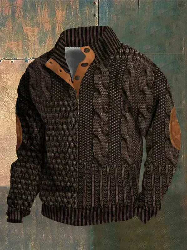 Raphaël | Pull homme imprimé confortable