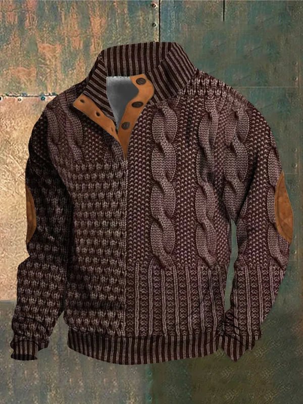Raphaël | Pull homme imprimé confortable