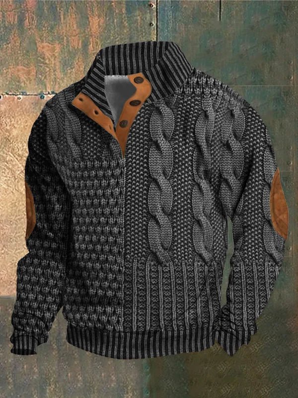 Raphaël | Pull homme imprimé confortable