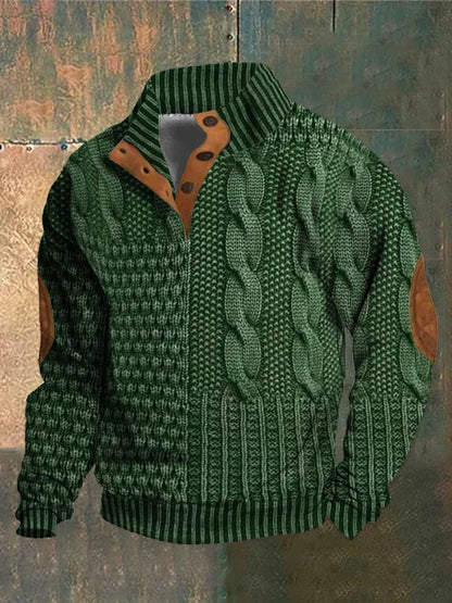 Raphaël | Pull homme imprimé confortable