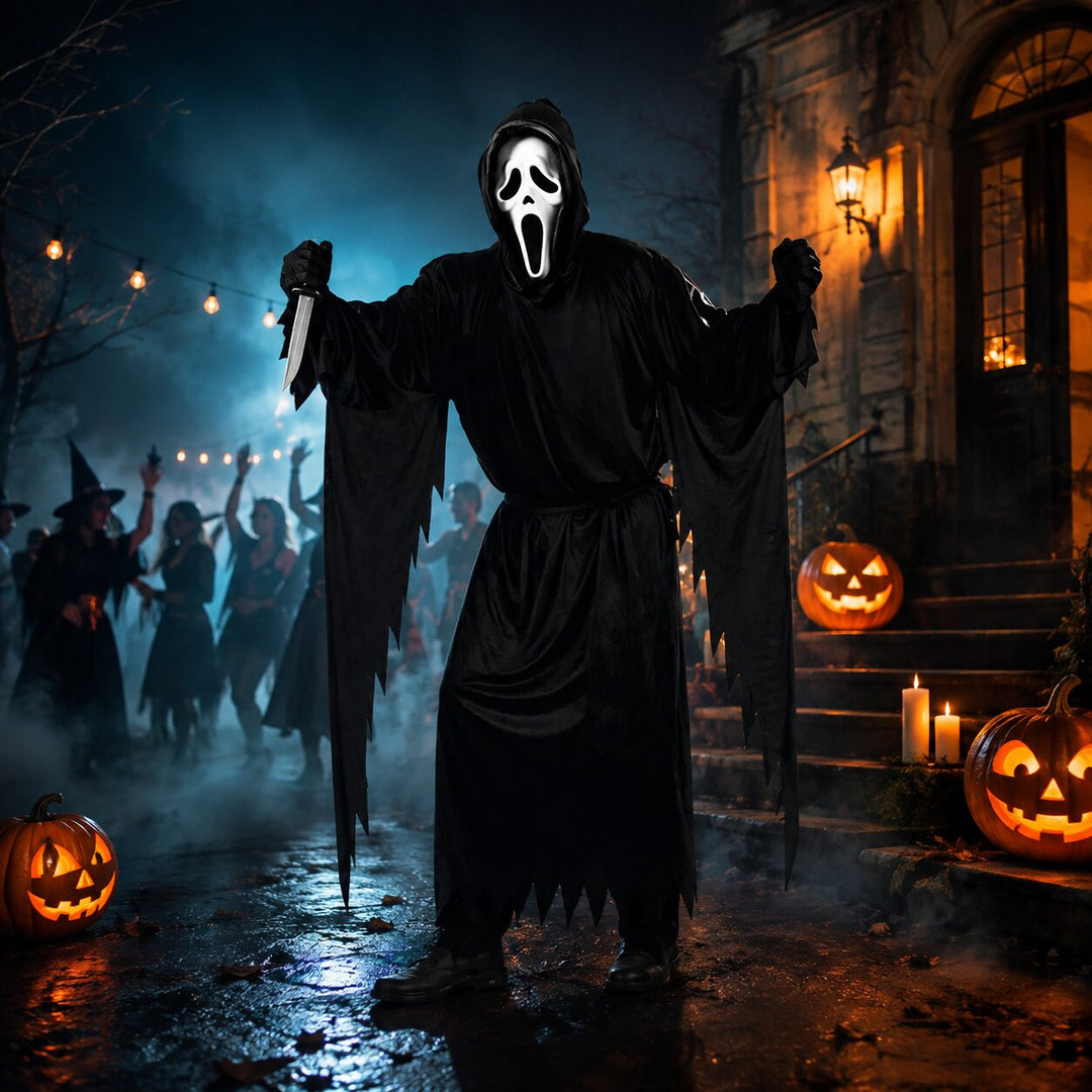Tanguy | Costume Ghostface avec robe noire