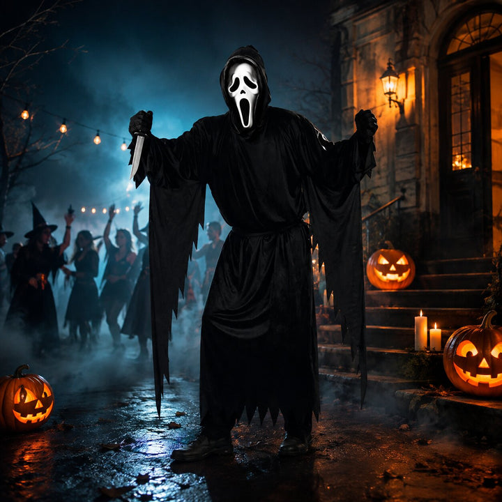 Tanguy | Costume Ghostface avec robe noire