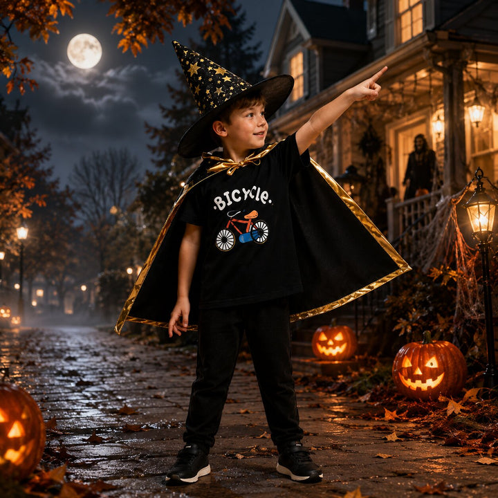 Cendre | Costume sorcière enfant avec cape