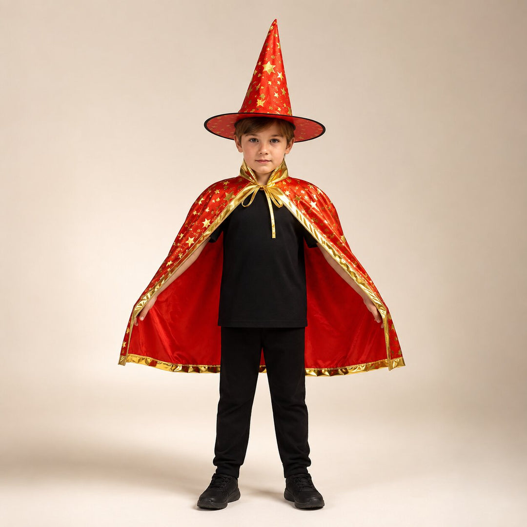 Cendre | Costume sorcière enfant avec cape