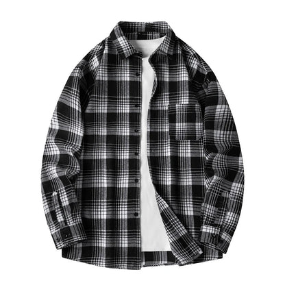 Surchemise à carreaux style urbain pour homme