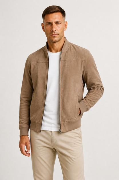 Blouson bomber homme coupe slim