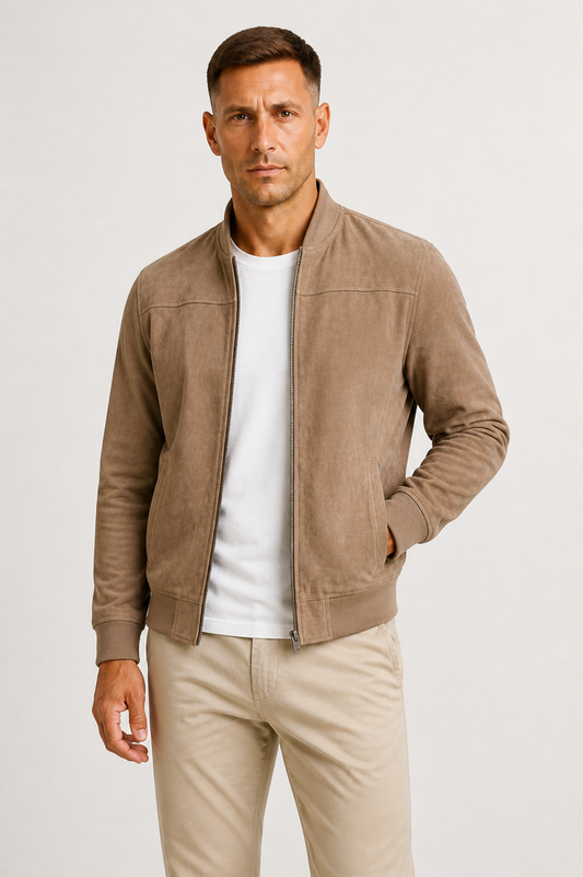 Blouson bomber homme coupe slim
