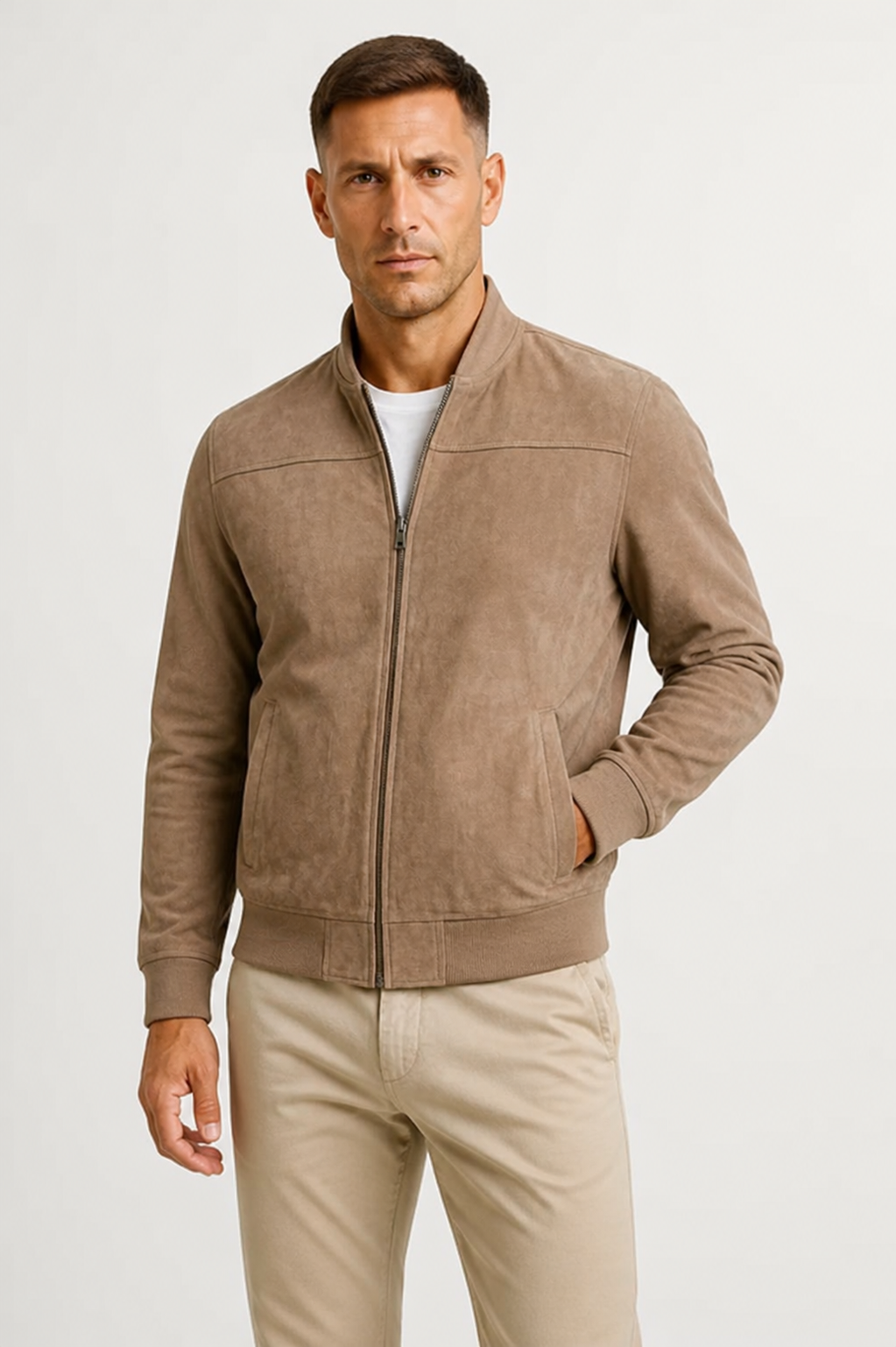 Blouson bomber homme coupe slim