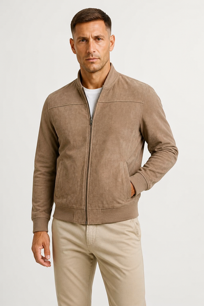 Blouson bomber homme coupe slim