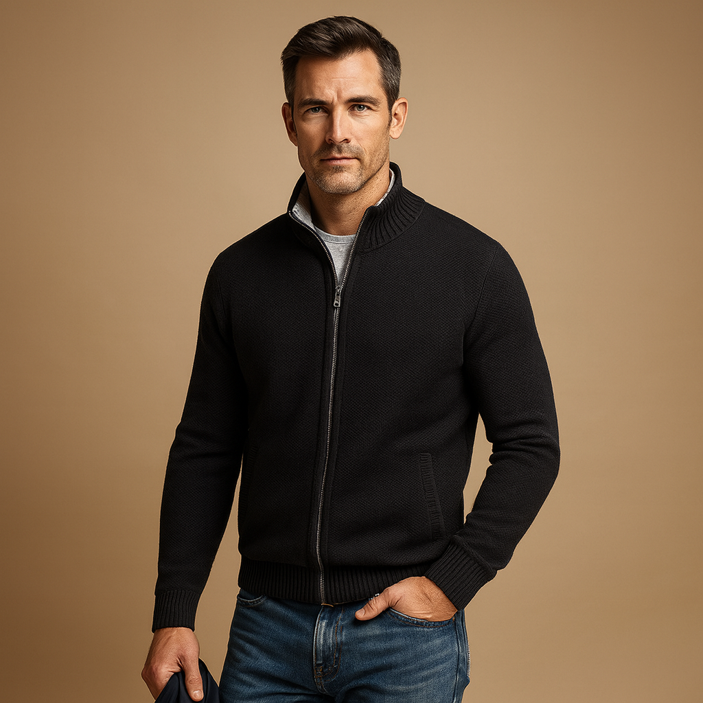 Lucas | Cardigan Maille Élégance Active