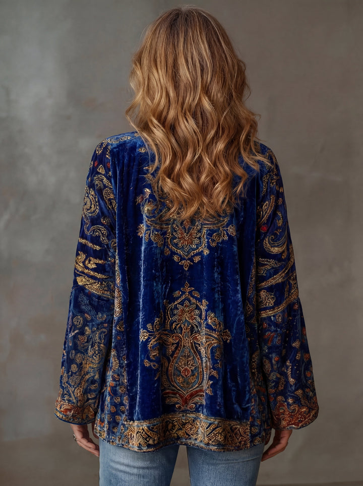 Erwan | Veste kimono bohème motifs fluides