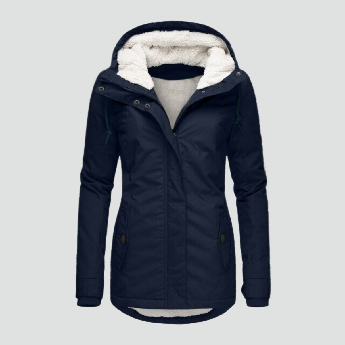 Parka femme doublée polaire d'hiver
