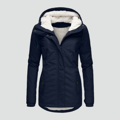 Parka femme doublée polaire d'hiver