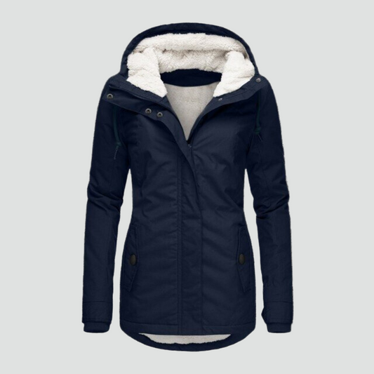 Parka femme doublée polaire d'hiver